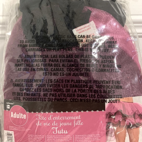 New In Package Cute Black and Pink Tutu - Picture 2 of 3